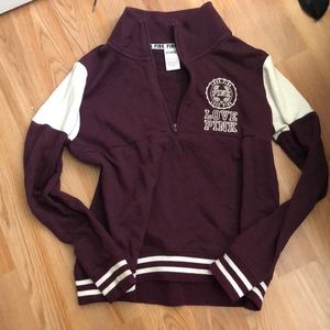 Victoria secret PINK half zip sweater